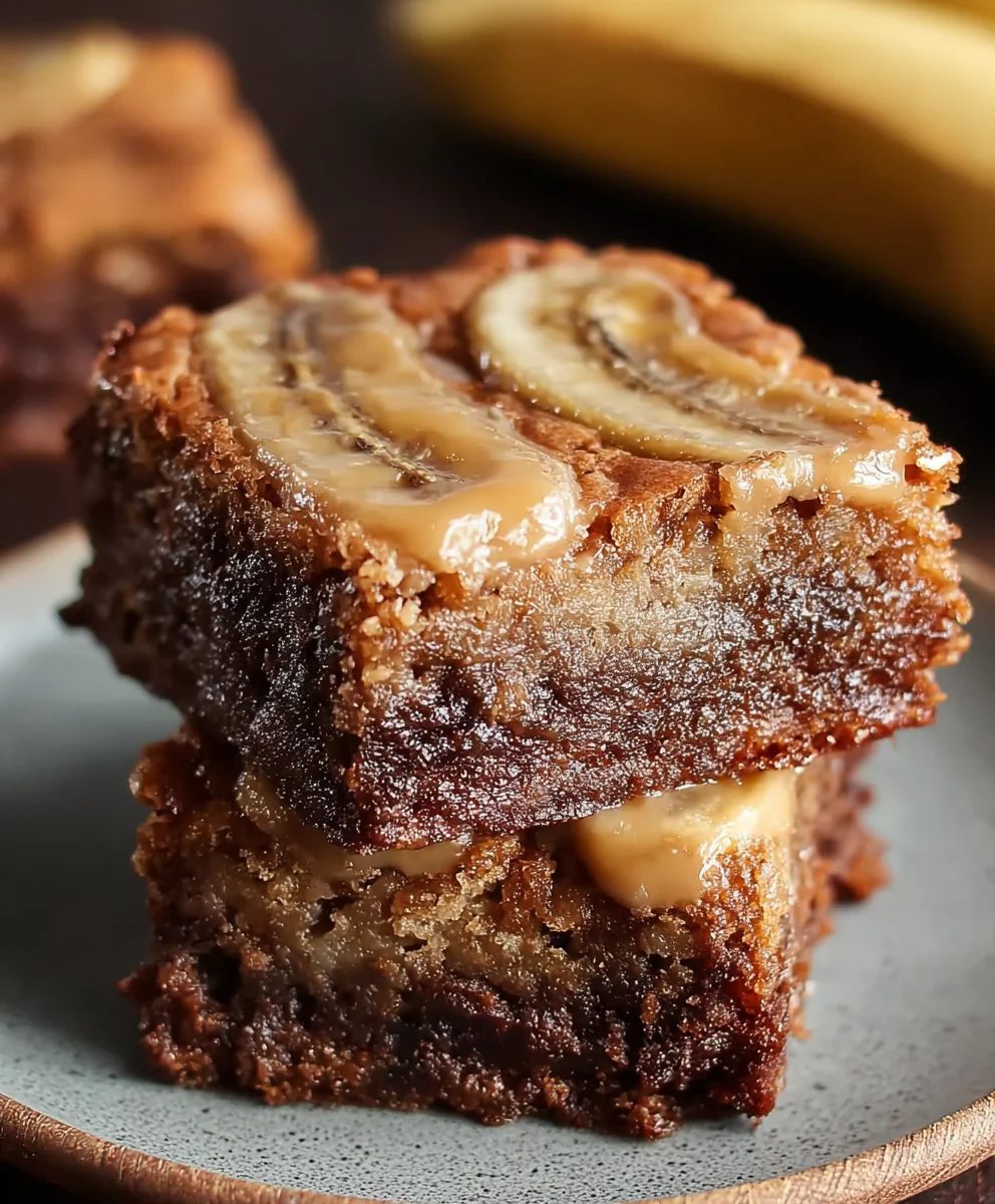 Moist Banana Brownies - Best Easy Recipe