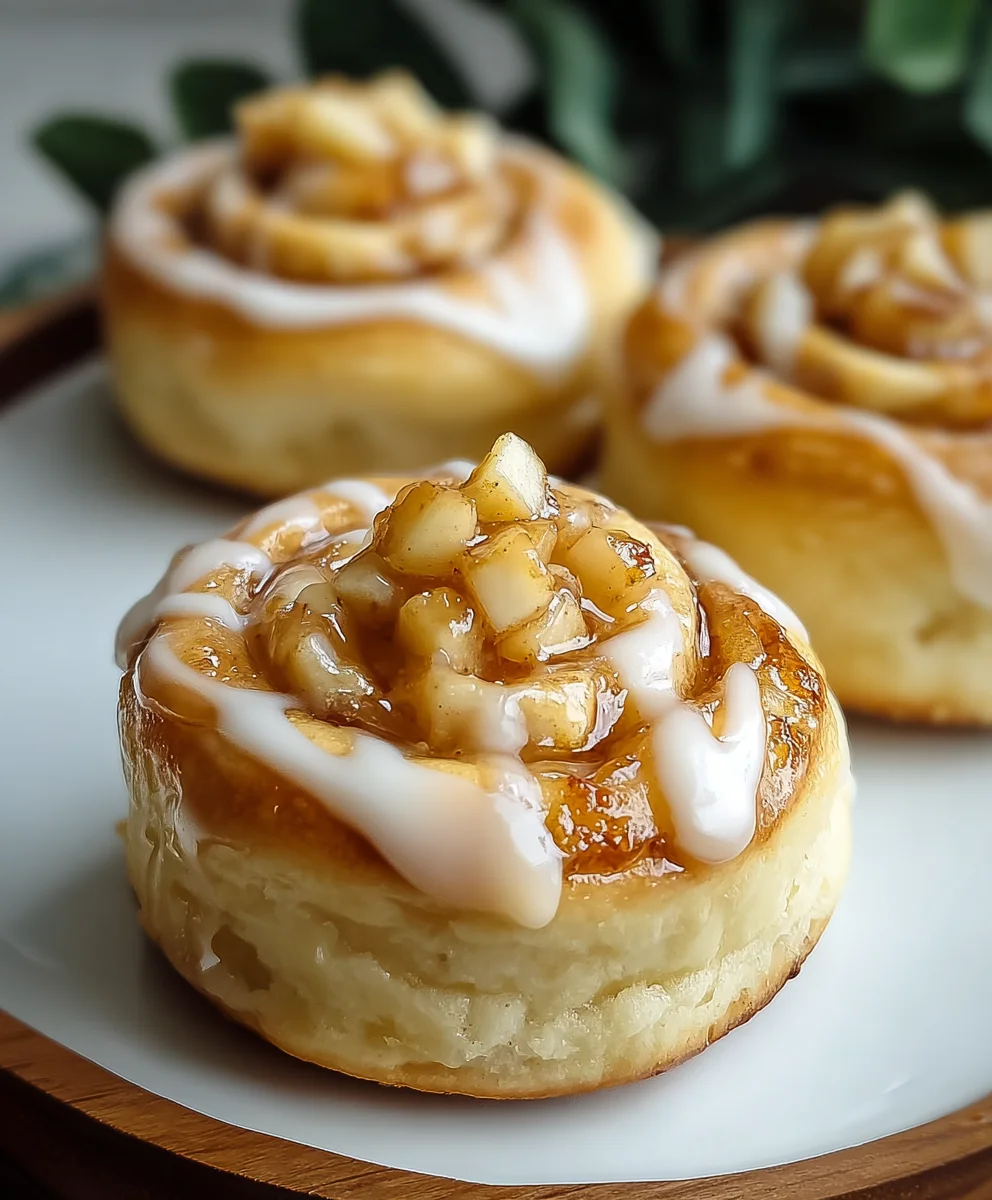 Apple Cream Cheese Buns- Deliciously Easy Baked Treats