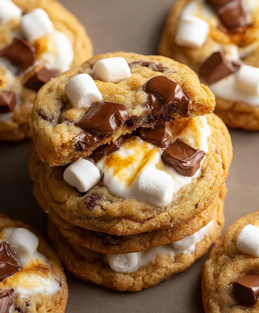 Gooey S'mores Cookies Recipe - Easy & Delicious