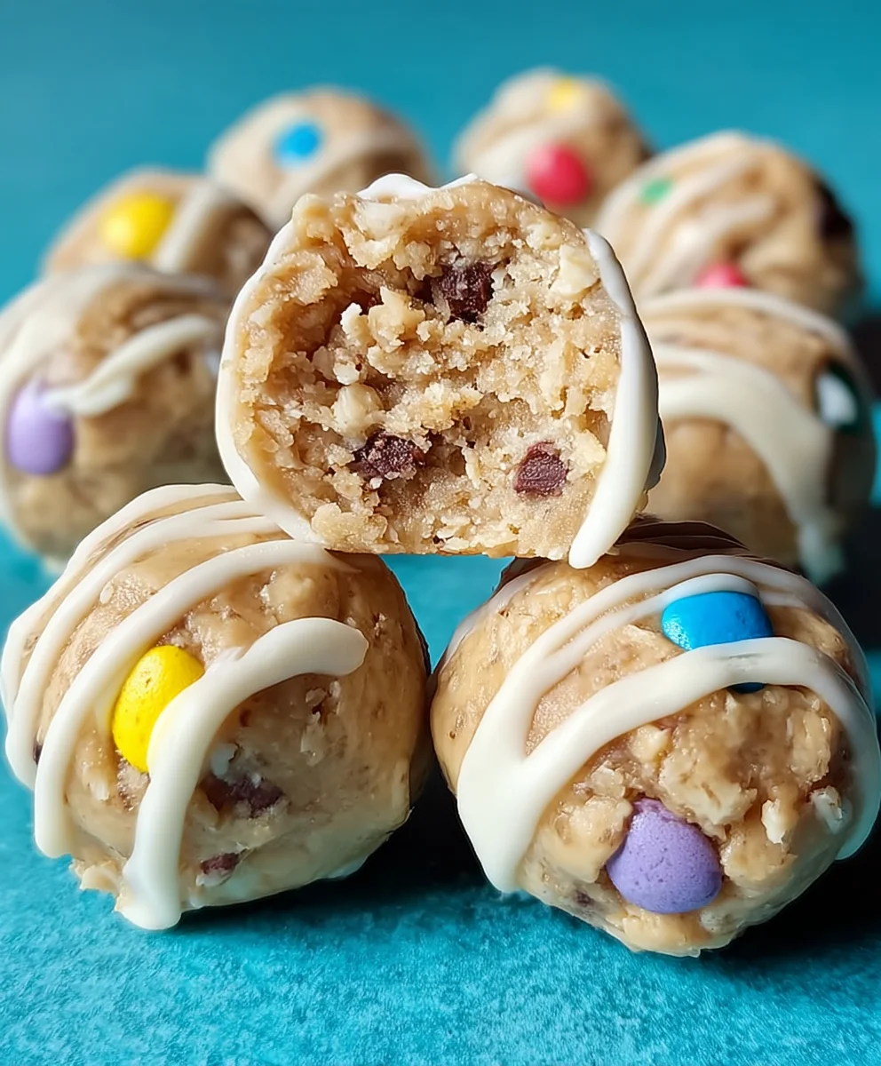 Easter Egg Cookie Dough Bites-No Bake Treat