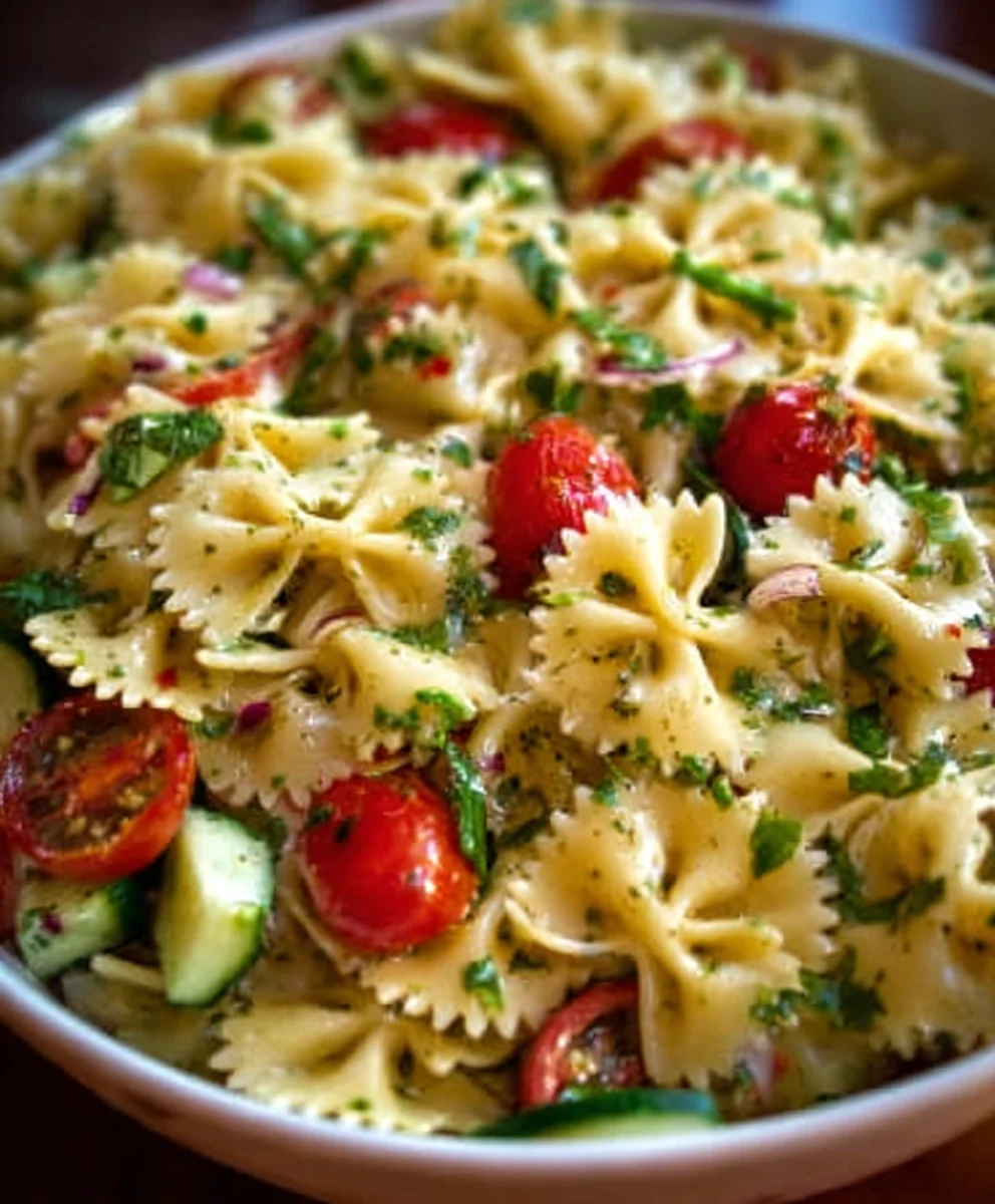 Easy Bow Tie Pasta Salad Recipe- Delicious & Quick