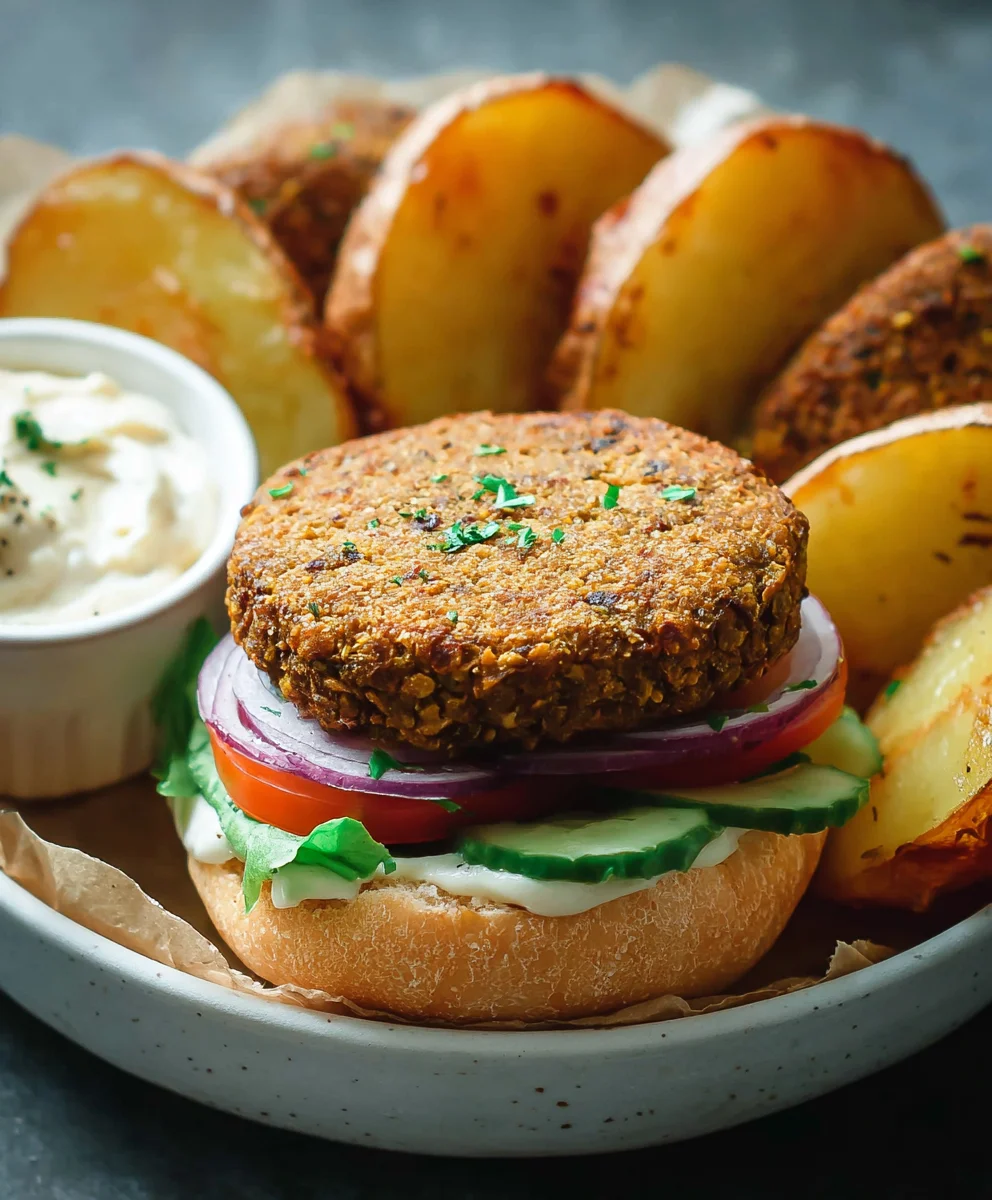 Easy Lentil Burgers - Simple Ingredient Recipe