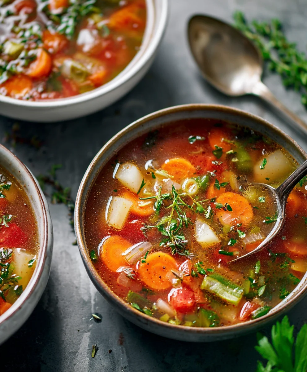 Easy Vegetable Soup Recipe - Quick & Healthy Meal