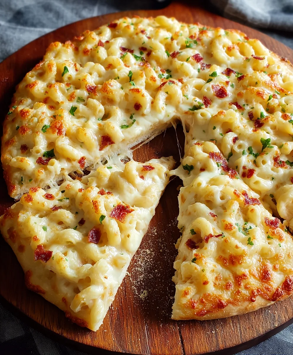 Ultimate Mac & Cheese Pizza Recipe - Creamy Cheesy Perfection