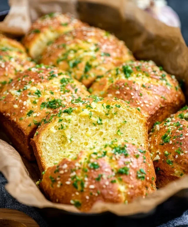 Garlic Butter Keto Bread