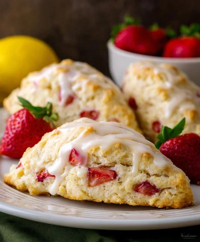 Strawberry Scones