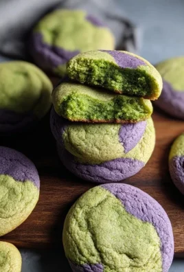Matcha Ube Cookies