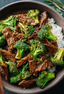 Chinese Beef and Broccoli (牛肉炒西兰花)