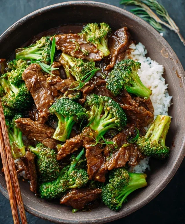 Chinese Beef and Broccoli (牛肉炒西兰花)