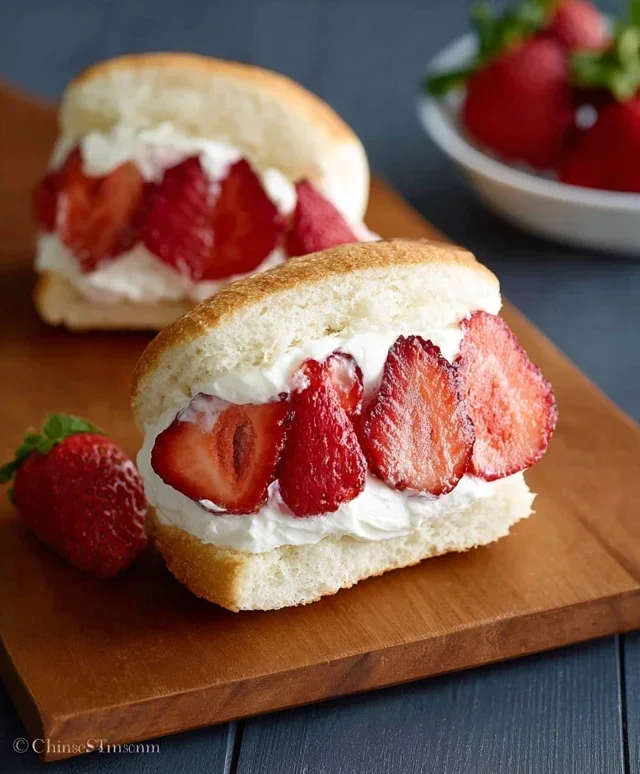 4-ingredient Strawberry Sando