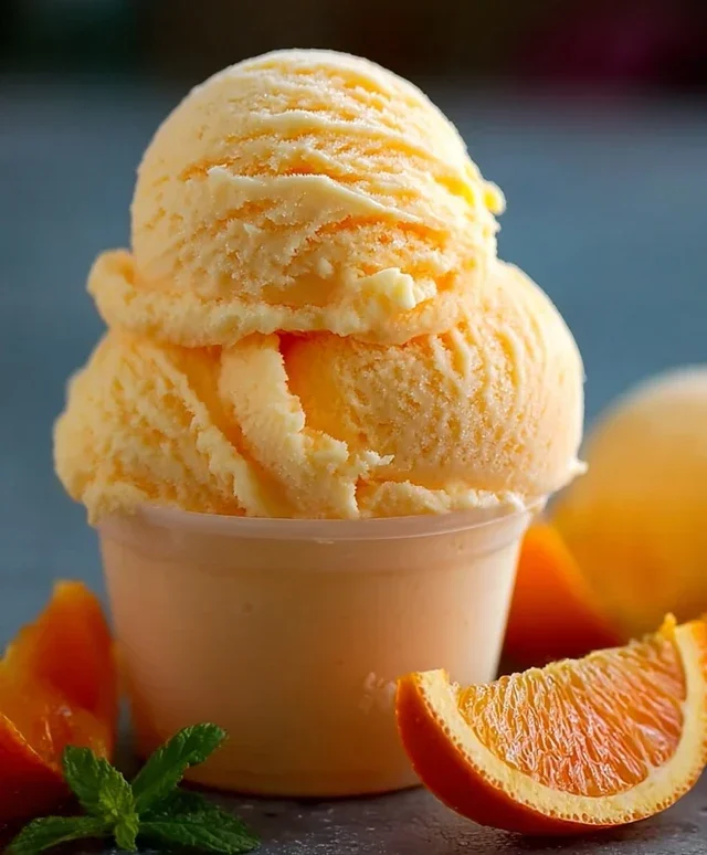 Orange Crush Sherbet