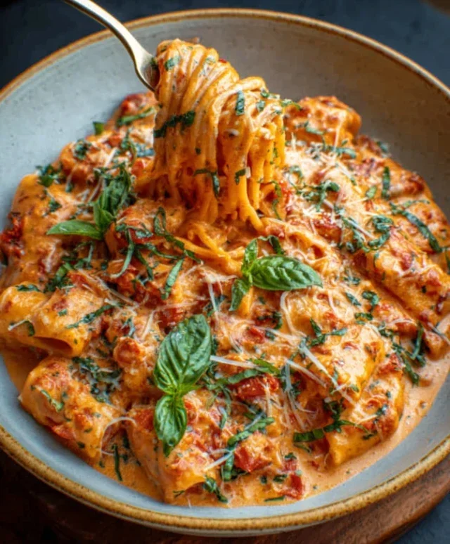 Creamy Tomato Garlic Pasta