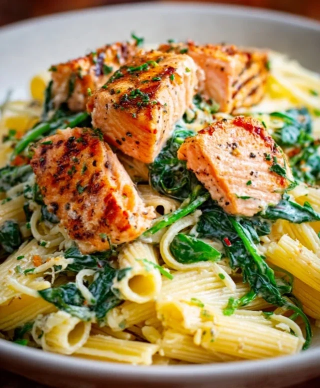 Salmon Spinach Pasta Dish: A Delicious and Nutritious Recipe to Try Today