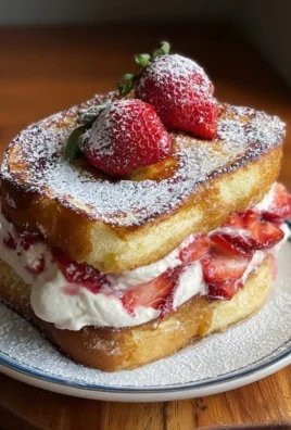 Strawberry Cream Cheese Stuffed French Toast