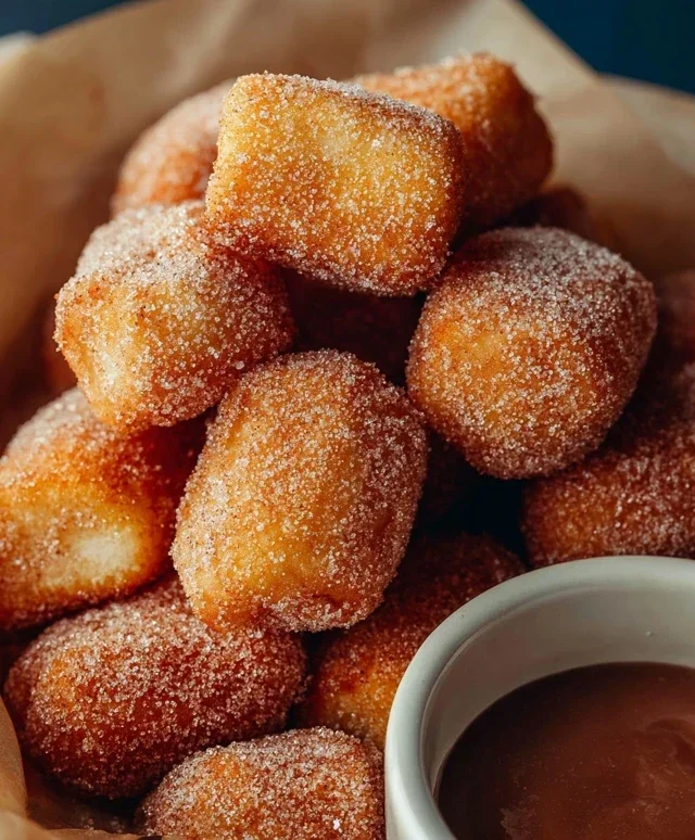 Sweet Air Fryer Churro Bites Recipe