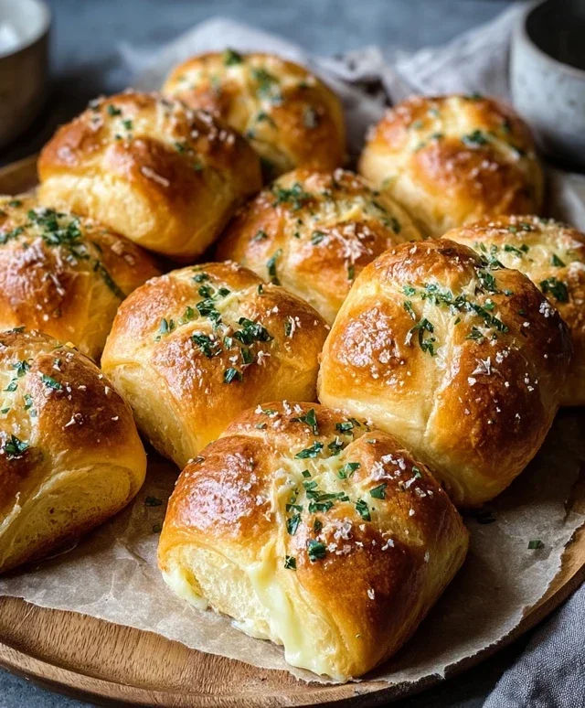 Korean Cream Cheese Garlic Buns
