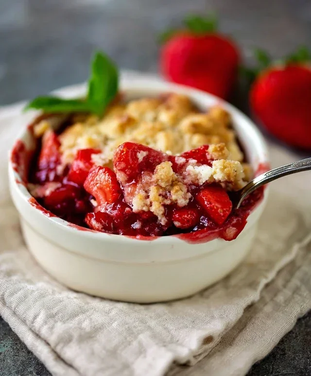 Strawberry Cobbler