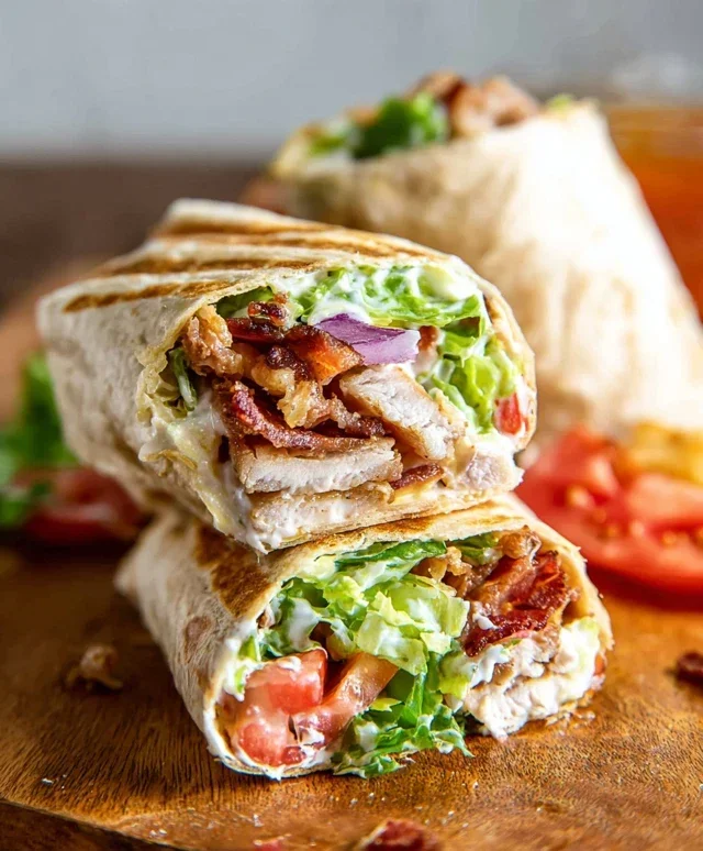 Crispy Chicken Beef Beef Bacon Ranch Wrap