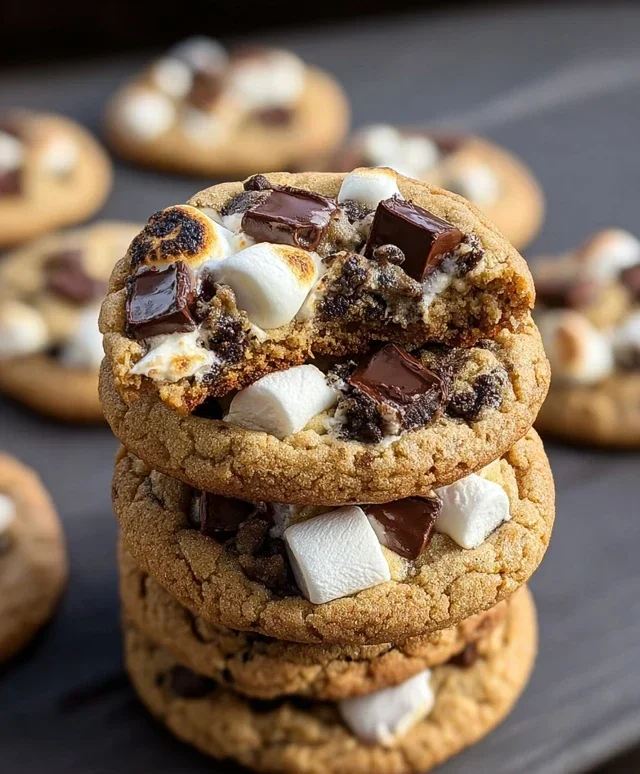 S'mores Cookies and Cream Cookies
