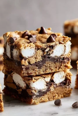 Peanut Butter S'mores Blondies