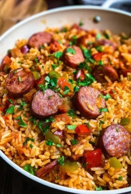 One Pot Smoked Sausage And Rice