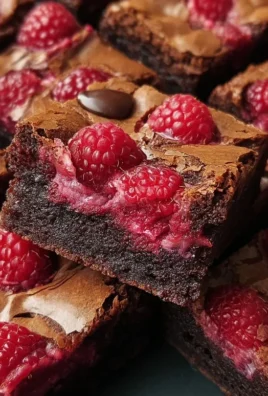 Raspberry Swirl Brownies