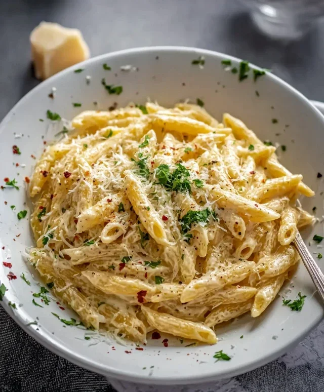 One Pot Creamy Garlic Pasta (Just 20 Minutes!)