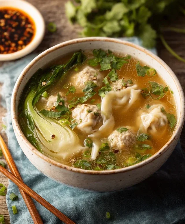 Naked Wonton Soup