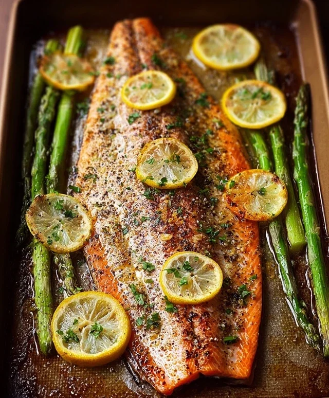 Baked Rainbow Trout with Lemon, Pepper, and Garlic