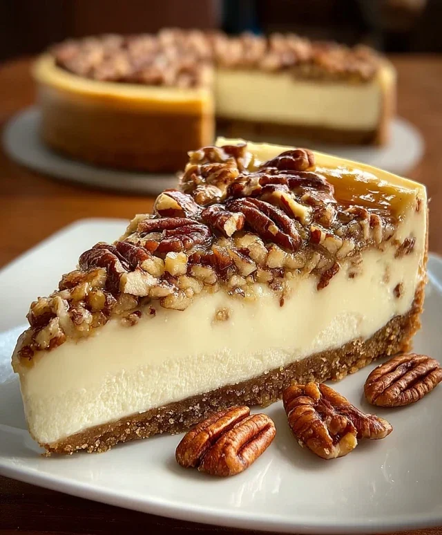 Butter Pecan Cheesecake