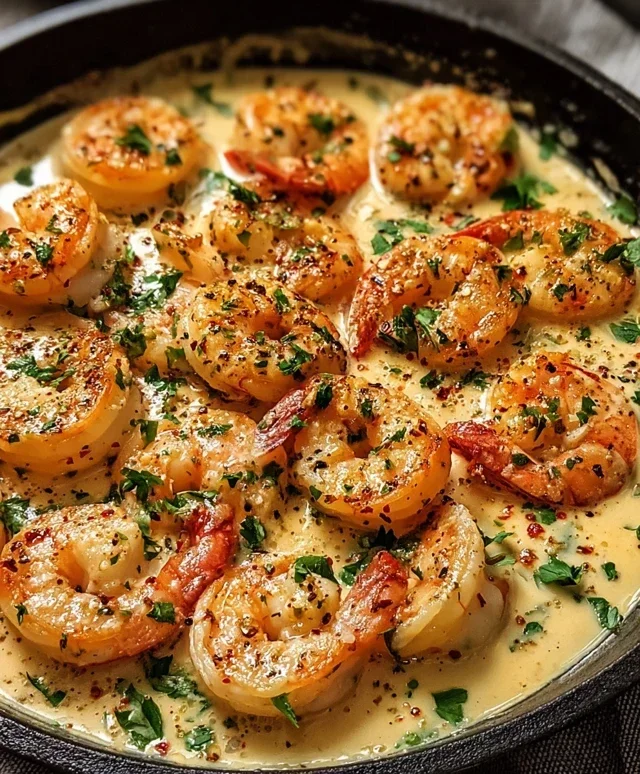 Creamy Garlic Shrimp