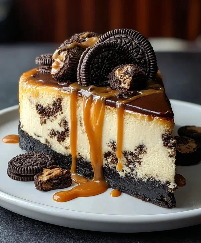 Oreo & Caramel Cheesecake