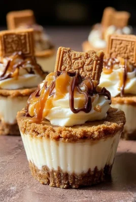 Mini Cookie Butter Cheesecake Cups