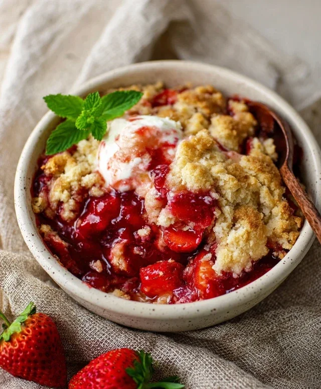 Strawberry Cobbler