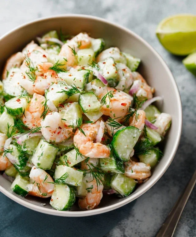 Cucumber Shrimp Salad
