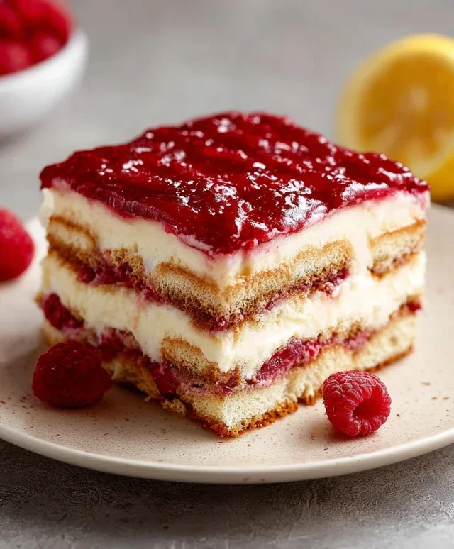 Raspberry Tiramisu