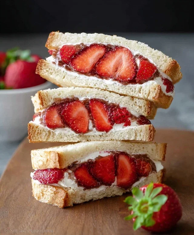 4-ingredient Strawberry Sando