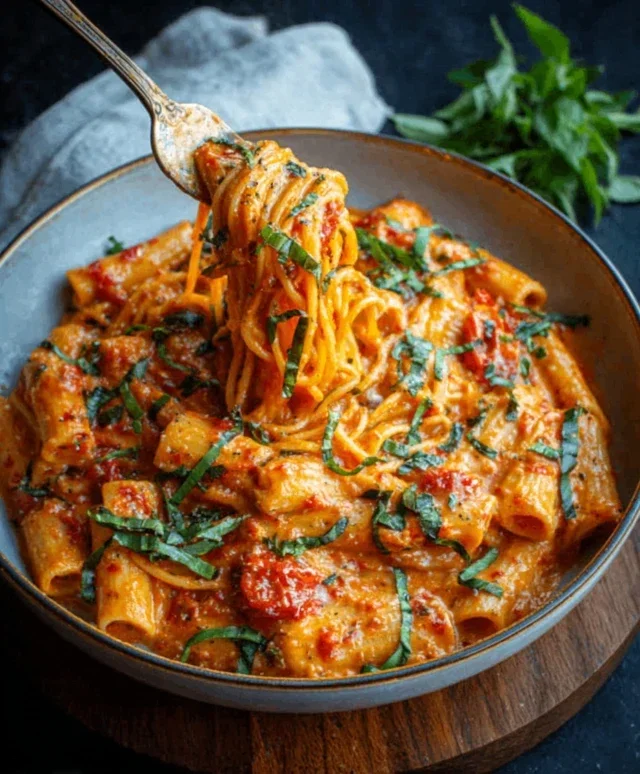 Creamy Tomato Garlic Pasta