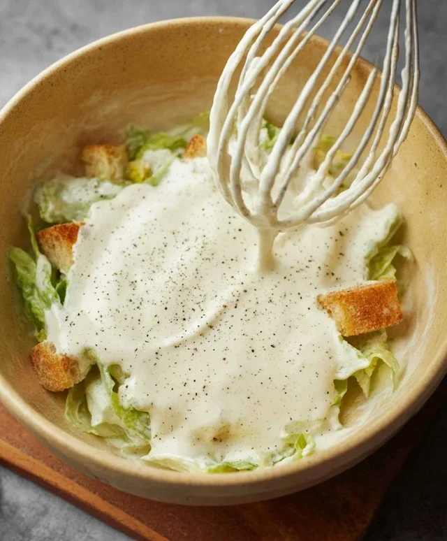 Caesar Salad Dressing (Classic, Creamy & 5 Minutes) 🥗