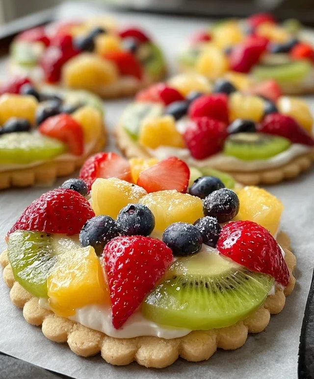 Fruit Pizza Cookies