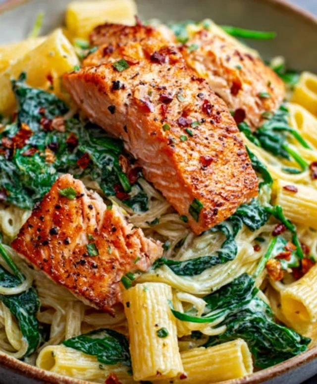 Salmon Spinach Pasta Dish: A Delicious and Nutritious Recipe to Try Today
