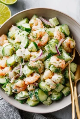 Cucumber Shrimp Salad