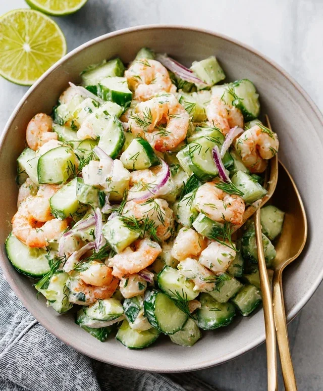 Cucumber Shrimp Salad