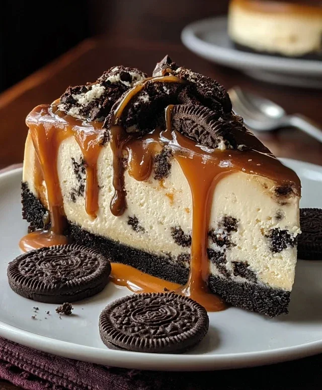 Oreo & Caramel Cheesecake