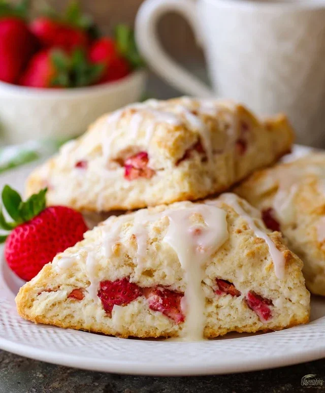 Strawberry Scones