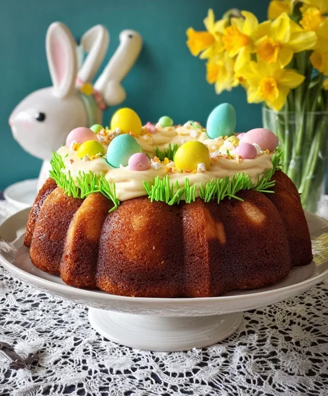Easter Basket Bundt Cake Recipe (Easy Spring Dessert!)