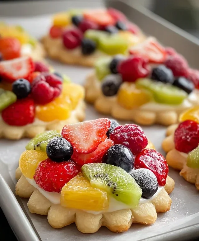 Fruit Pizza Cookies