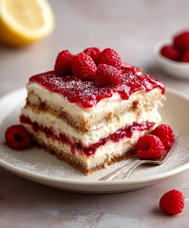 Raspberry Tiramisu