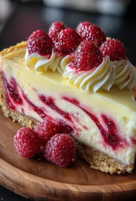 Raspberry Lemon White Chocolate Cheesecake