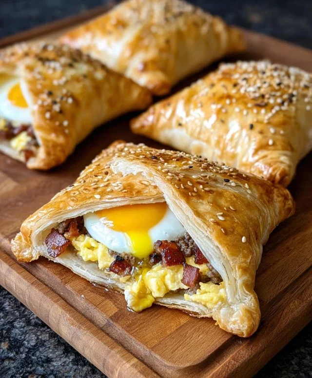 Breakfast Pockets Beef Beef Bacon Egg